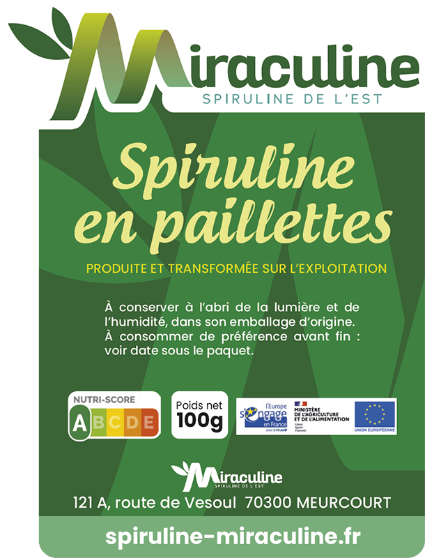 Etiquette spiruline Etiquette spiruline